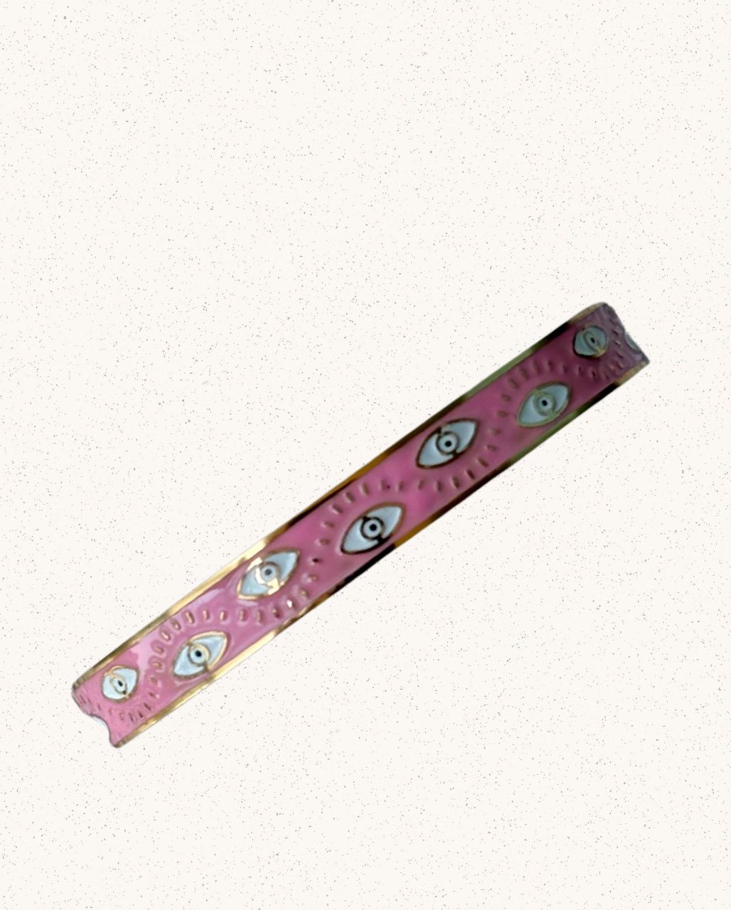 Raya Bangle – Pink with White Eyes