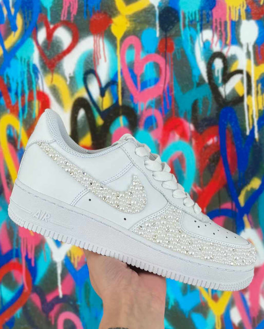 NIKE AIR FORCE 1 CUSTOM BRIDE IN BLOOM