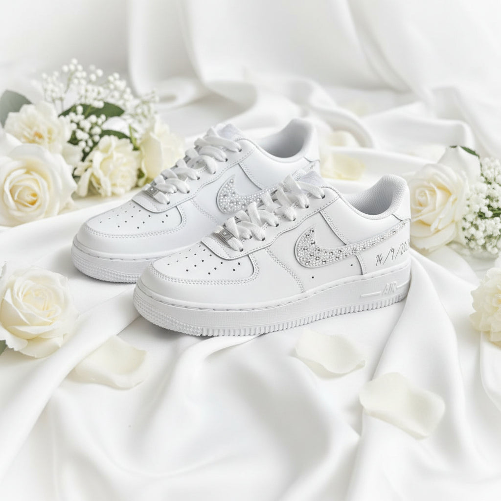 NIKE AIR FORCE 1 BRIDAL MIXED SPARKS
