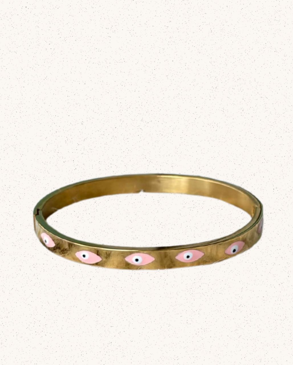 Luna Bracelet – with Pink Evil Eyes