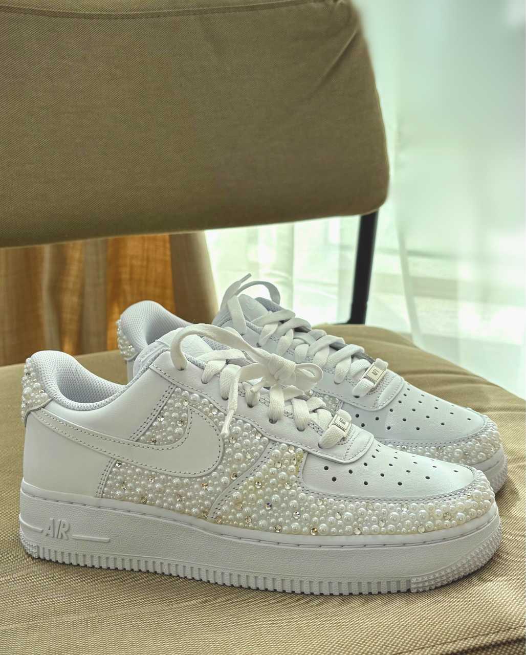 NIKE AIR FORCE 1 CUSTOM MIDNIGHT SHINE