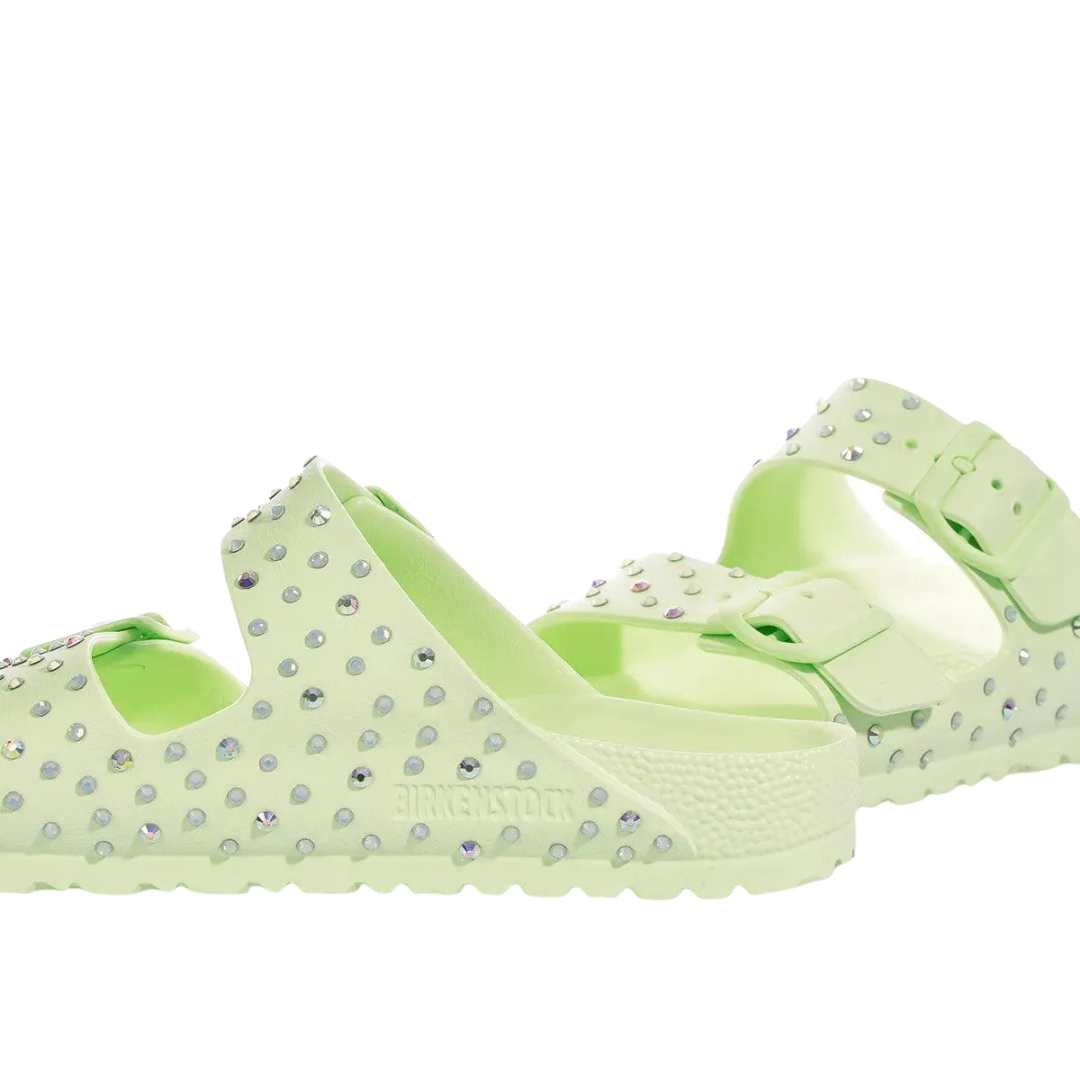 SWAROVSKI BIRKENSTOCK FADED LIME