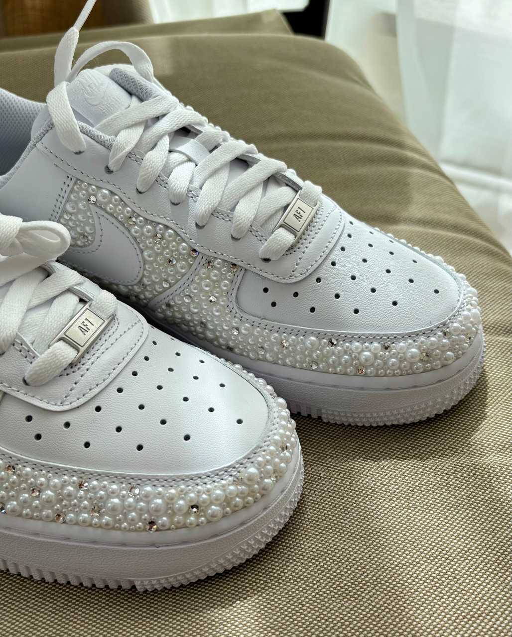 NIKE AIR FORCE 1 CUSTOM MIDNIGHT SHINE