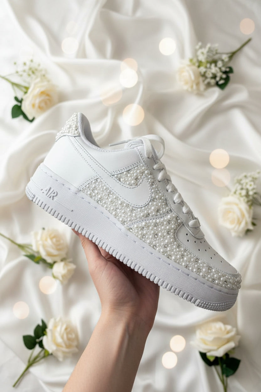 NIKE AIR FORCE 1 BRIDAL MIDNIGHT SHINE