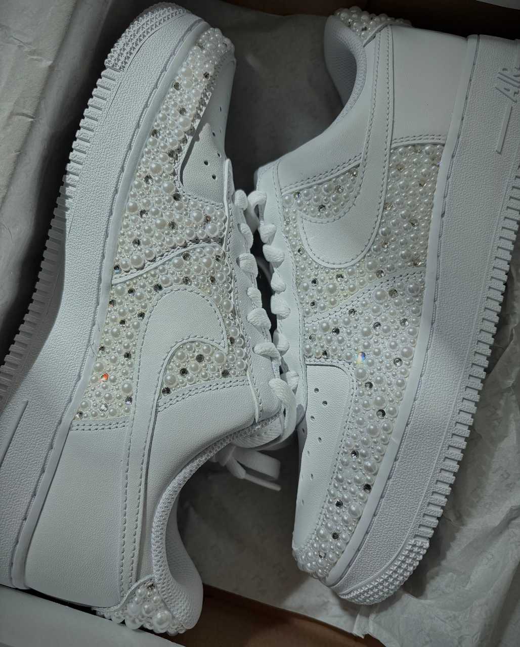 NIKE AIR FORCE 1 BRIDAL MIDNIGHT SHINE