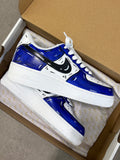 NIKE AIR FORCE 1 CUSTOM BLUE SKETCH