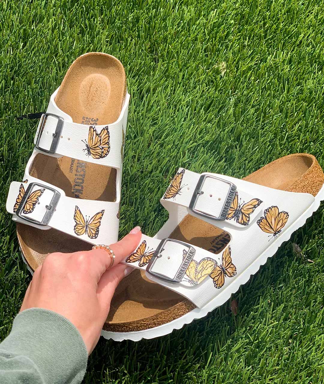 CUSTOM BIRKENSTOCK BUTTERFLIES