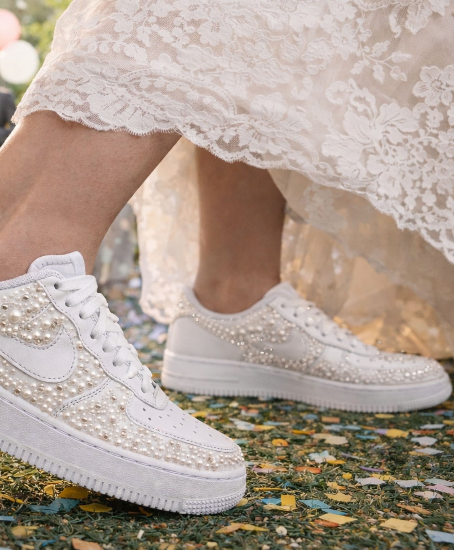 NIKE AIR FORCE 1 CUSTOM MIDNIGHT SHINE