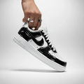 NIKE AIR FORCE 1 CUSTOM CARTOON WHITE BLACK