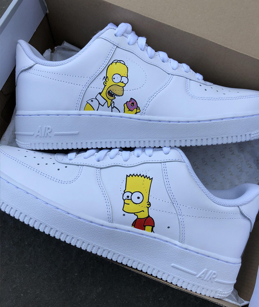 NIKE AIR FORCE 1 CUSTOM SIMPSONS