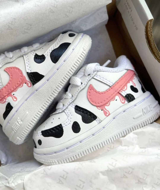 NIKE KIDS CUSTOM AIR FORCE 1 MOO