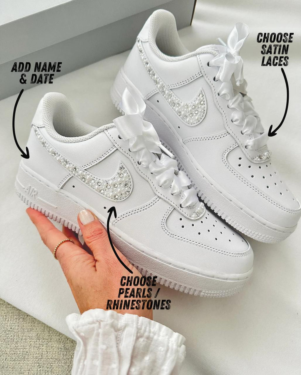 NIKE AIR FORCE 1 BRIDAL MIXED SPARKS